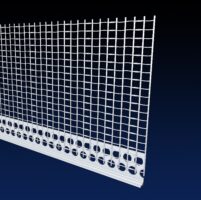 Close up rendered product image of 6mm mesh stop beads, on black and navy gradient background