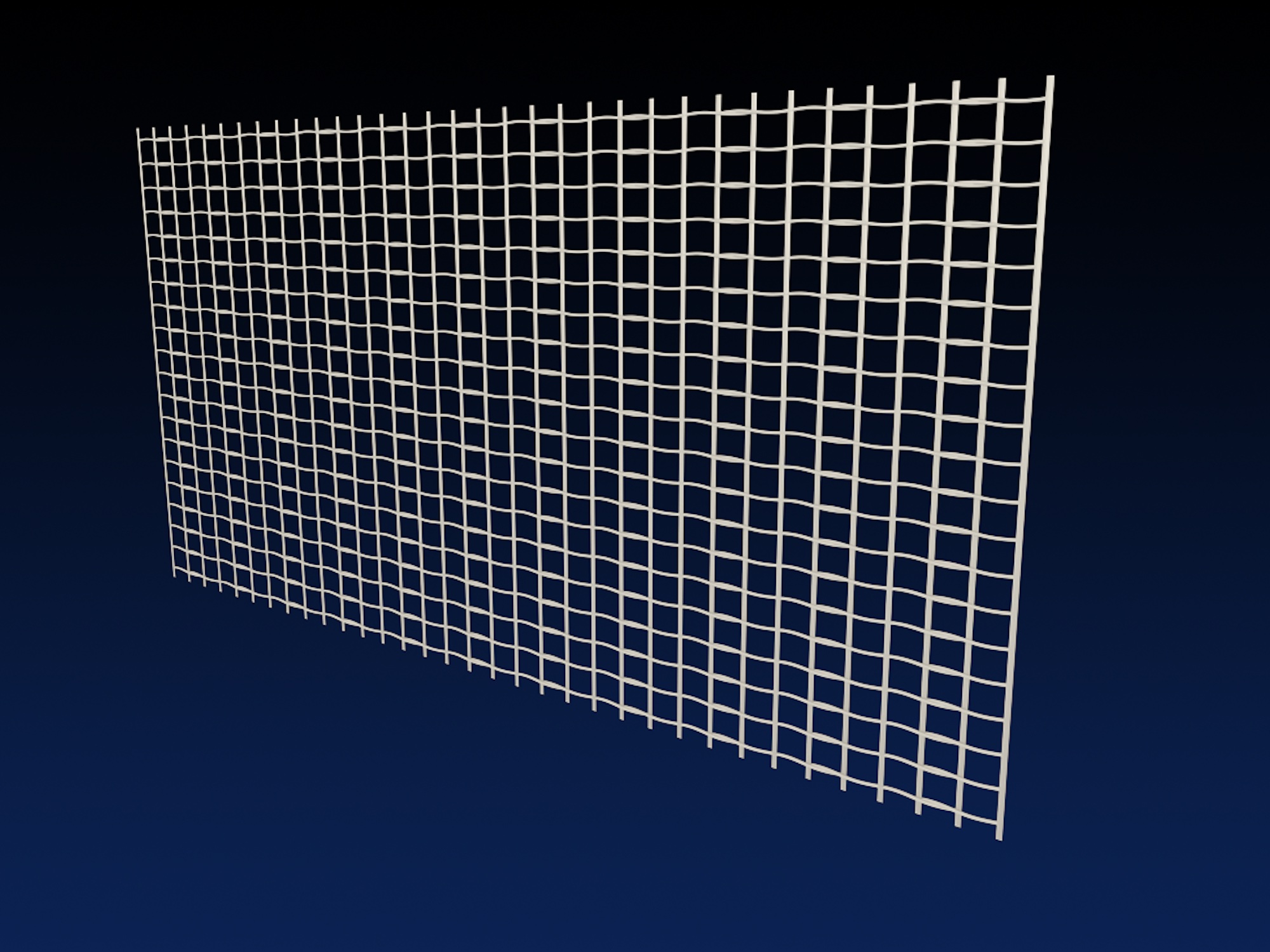 Product image render of Glass fibre reinforced render mesh weave 4.5mm x 4.5mm, on black and navy gradient background