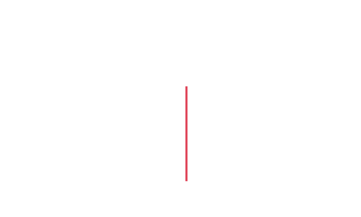 Singular vertical red line with transparent background